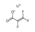 trifluoroacrylic acid, lithium salt Structure