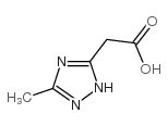 5-甲基-4H-1,2,4-三唑-3-乙酸结构式