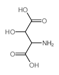L-Aspartic acid,3-hydroxy-, (3S)- structure