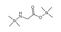 N,O-bis(trimethylsilyl)glycine Structure