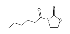 1-(2-thioxothiazolidin-3-yl)hexan-1-one结构式