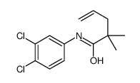 N-(3,4-dichlorophenyl)-2,2-dimethylpent-4-enamide Structure