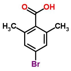 4-溴-2,6-二甲基苯甲酸结构式