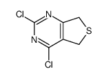 2,4-二氯-5,7-二氢噻吩并[3,4-d]嘧啶结构式