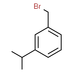 1-(溴甲基)-3-异丙基苯结构式