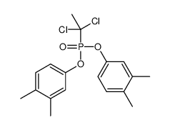4-[1,1-dichloroethyl-(3,4-dimethylphenoxy)phosphoryl]oxy-1,2-dimethylbenzene Structure