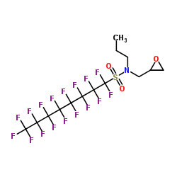 N-正丙基-N-(2,3-环氧丙基)全氟辛基磺酰胺图片