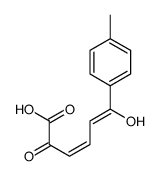 6-hydroxy-6-(4-methylphenyl)-2-oxohexa-3,5-dienoic acid Structure