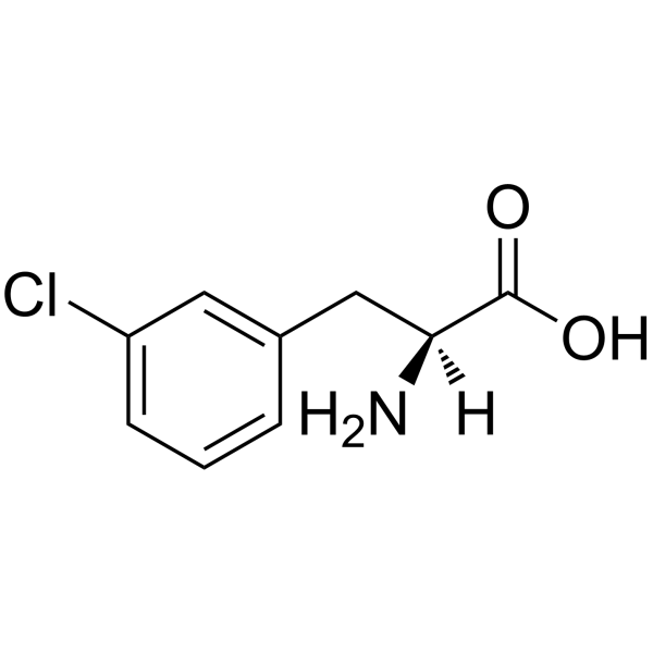 3-氯-L-苯丙氨酸结构式