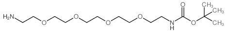 16-氨基-5,8,11,14-四氧杂-2-氮杂十六烷酸 1,1-二甲基乙酯结构式
