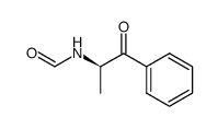 (+)-N-formyl-α-aminopropiophenone Structure