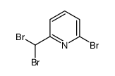2-bromo-6-(dibromomethyl) pyridine Structure