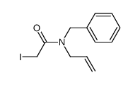 N-benzyl-N-allyl-α-iodoacetamide Structure