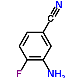 3-氨基-4-氟苯腈结构式