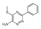 5-(甲基硫代)-3-苯基-1,2,4-噻嗪-6-胺结构式