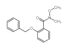 2-BENZYLOXY-N-METHOXY-N-METHYL-BENZAMIDE结构式