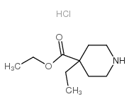 4-乙基-4-哌啶甲酸乙酯盐酸盐图片