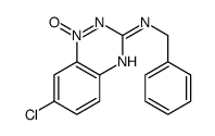 N-benzyl-7-chloro-1-oxido-1,2,4-benzotriazin-1-ium-3-amine结构式