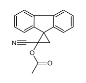 (1-cyanospiro[cyclopropane-2,9'-fluorene]-1-yl) acetate Structure