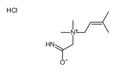 (2-amino-2-oxoethyl)-dimethyl-(3-methylbut-2-enyl)azanium,chloride Structure