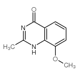 8-甲氧基-2-甲基-4(3H)-喹唑啉酮结构式