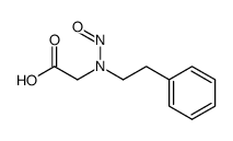 N-nitroso-N-phenethyl-glycine Structure