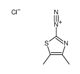 4,5-dimethyl-1,3-thiazole-2-diazonium,chloride Structure