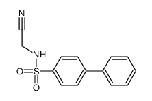 N-(cyanomethyl)-4-phenylbenzenesulfonamide Structure