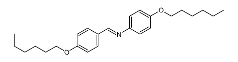 N,1-bis(4-hexoxyphenyl)methanimine Structure