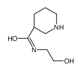 (3S)-N-(2-hydroxyethyl)piperidine-3-carboxamide Structure