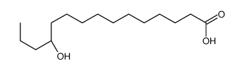 (12R)-12-hydroxypentadecanoic acid Structure