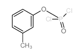 1-dichlorophosphoryloxy-3-methyl-benzene结构式