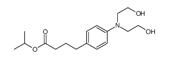 4-(4-(双(2-羟乙基)氨基)苯基)丁酸异丙酯结构式