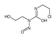 3-(2-chloroethyl)-1-(2-hydroxyethyl)-1-nitrosourea Structure