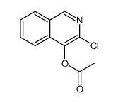 acetic acid-(3-chloro-[4]isoquinolyl ester) Structure