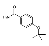 4-[(2-Methyl-2-propanyl)oxy]benzamide Structure