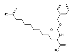 DL-1-N-Benzyloxycarbonylamino-dodecandisaeure-(1,12)-dimethylester结构式