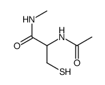 (2R)-2-acetamido-N-methyl-3-sulfanylpropanamide结构式