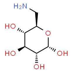 6-Amino-6-deoxy-α-D-glucopyranose Structure