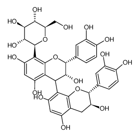 procyanidin B-1 8-C-β-D-glucopyranoside Structure