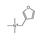 furan-3-ylmethyl(trimethyl)azanium结构式