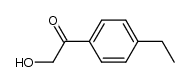 1-(4-ethyl-phenyl)-2-hydroxy-ethanone结构式