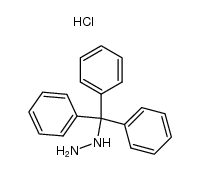 triphenylmethylhydrazine hydrochloride Structure