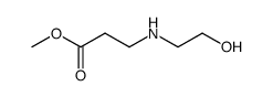 3-[(2-羟乙基)氨基]丙酸甲酯结构式