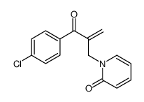1-[2-(4-chlorobenzoyl)prop-2-enyl]pyridin-2-one结构式