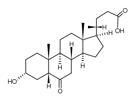 6-Ketolithocholic acid结构式