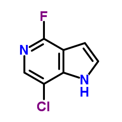 1H-Pyrrolo[3,2-c]pyridine, 4-fluoro-7-Methyl- Structure