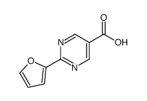2-(furan-2-yl)pyrimidine-5-carboxylic acid Structure
