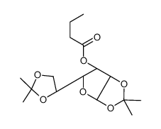 O-Butanoyl-3 di-O-isopropylidene-1,2:5,6 alpha-D-glucofurannose [Frenc h] Structure