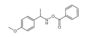 O-benzoyl-N-(1-(4-methoxyphenyl)ethyl)hydroxylamine结构式